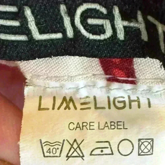 🌈 6/$60 Limelight Tunic Pants Set Cream Magenta Pink Pockets Button Down Large - Picture 7 of 13